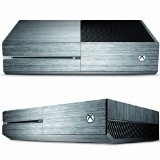 Design Folie Aufkleber Sticker Skin für Shiny Metal - Silber Xbox One - Micro...